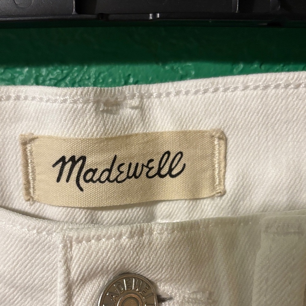 Madewell Women's Straight Leg Jeans - Cream - Picture 2 of 5
